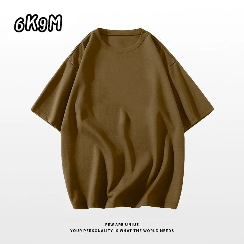 Pure Color Short Sleeve Top