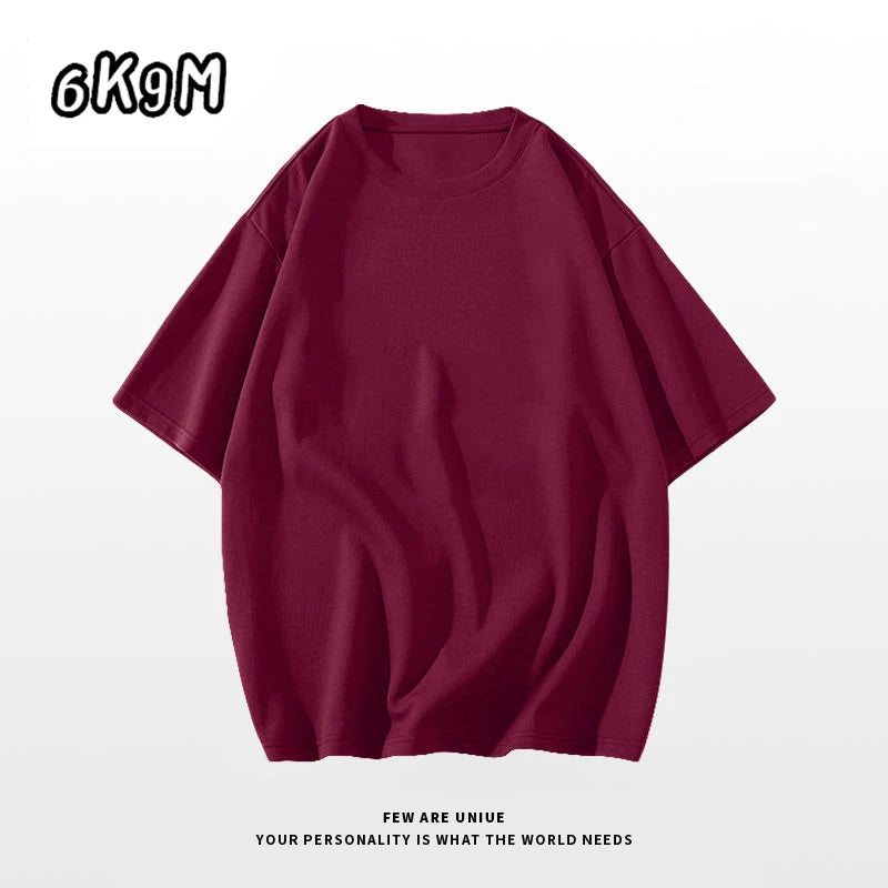 Pure Color Short Sleeve Top