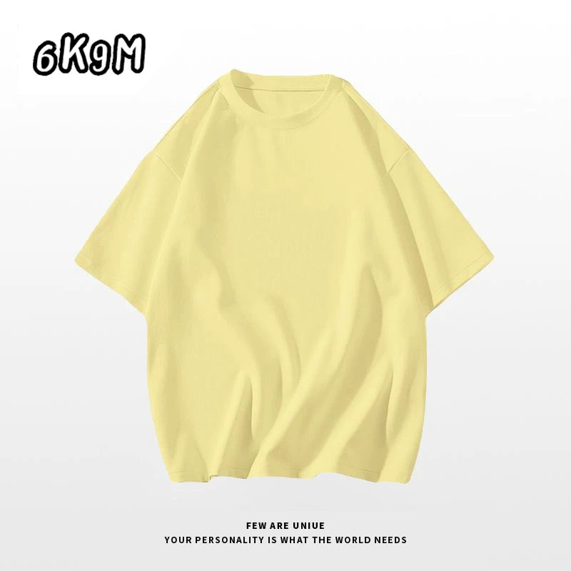 Pure Color Short Sleeve Top