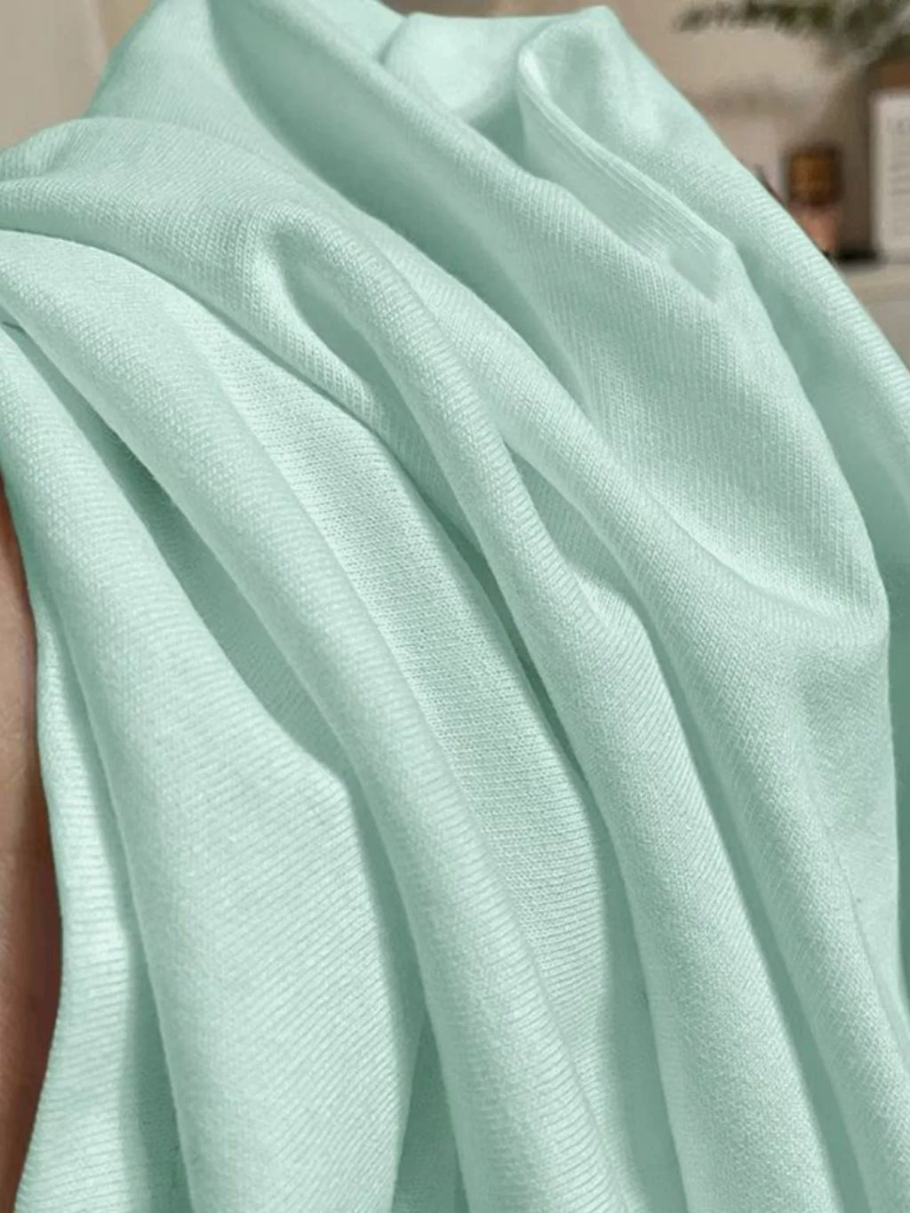 Pure Color Short Sleeve Top