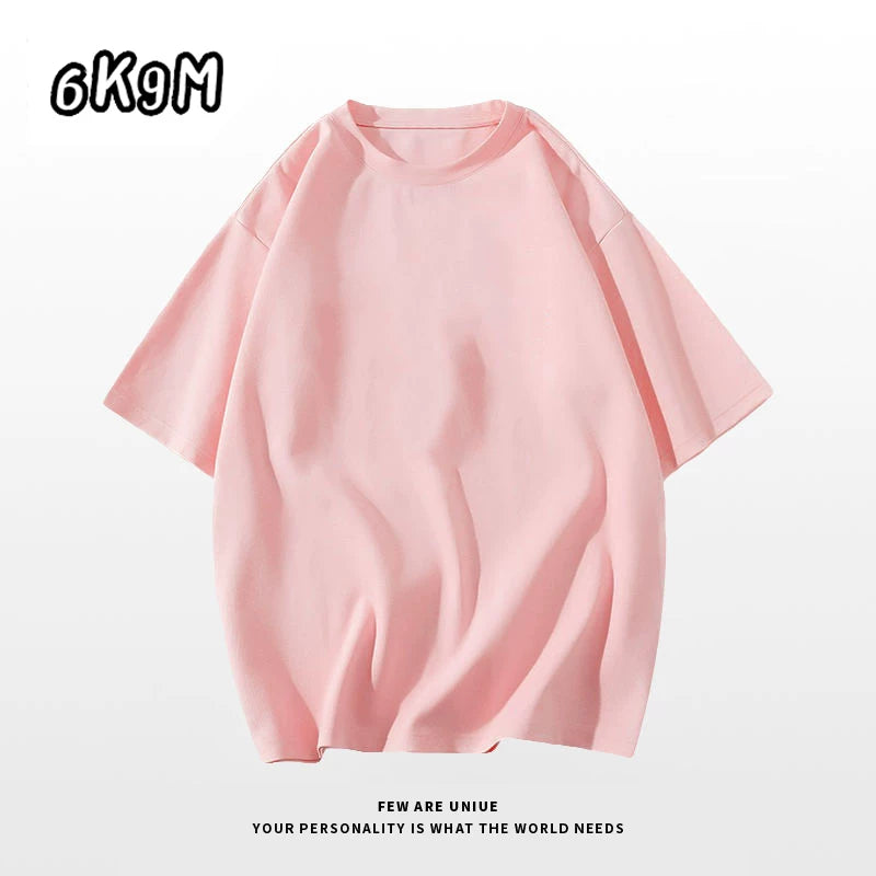 Pure Color Short Sleeve Top