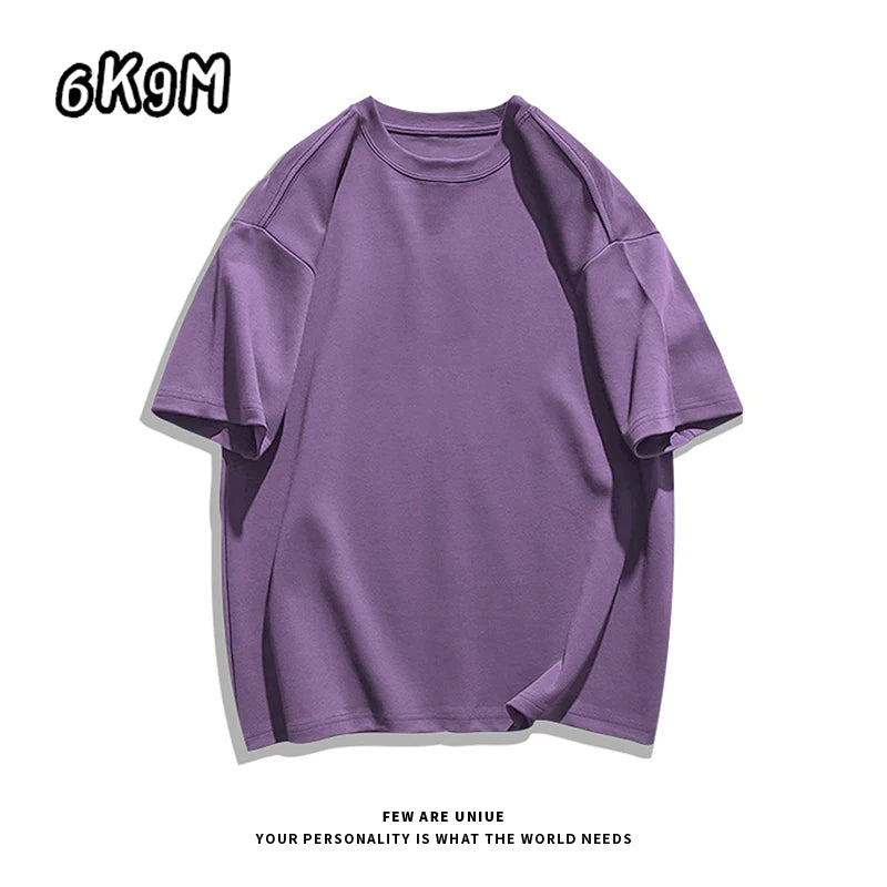 Pure Color Short Sleeve Top