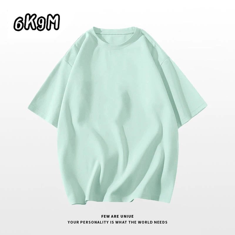 Pure Color Short Sleeve Top