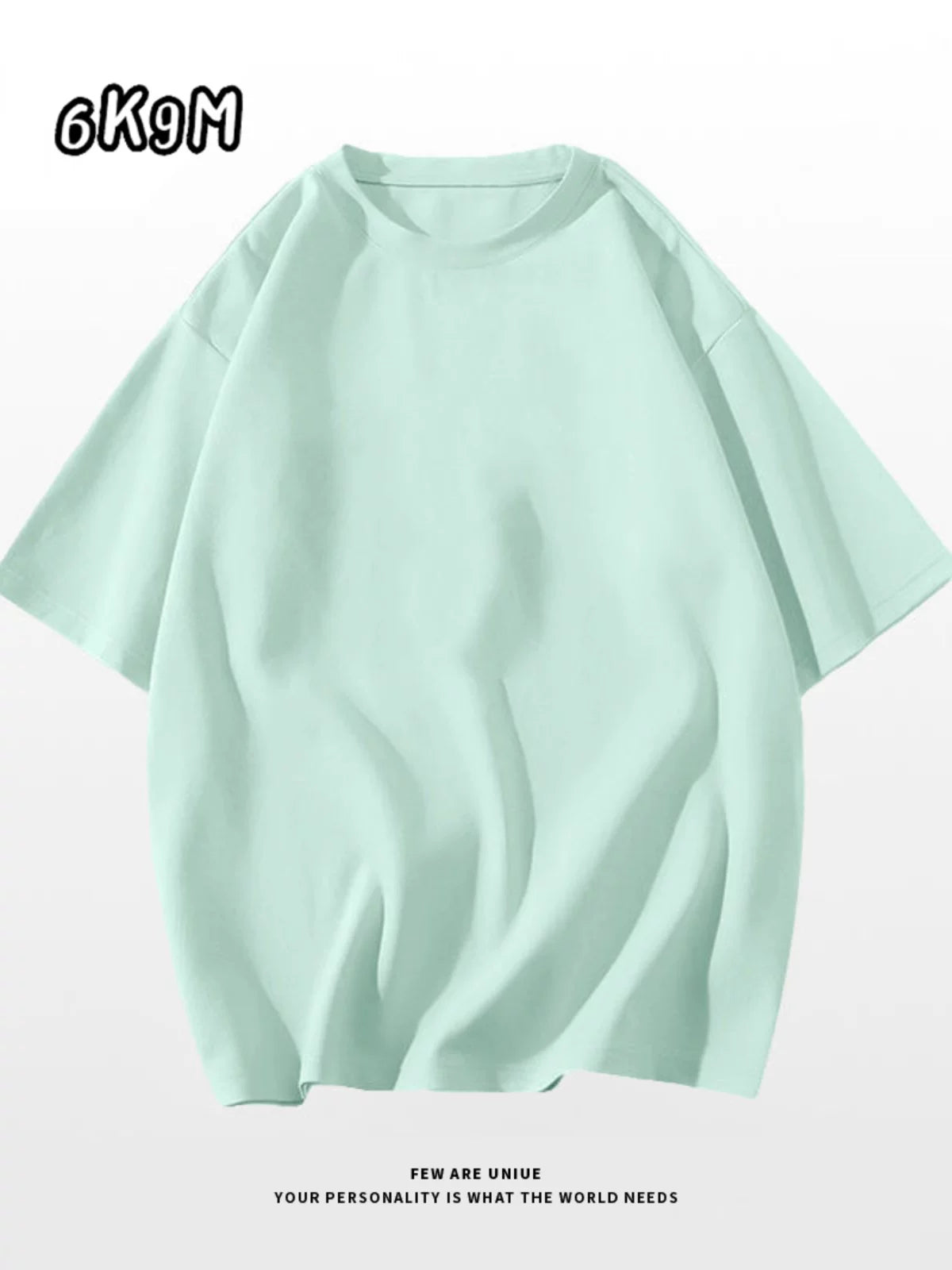 Pure Color Short Sleeve Top