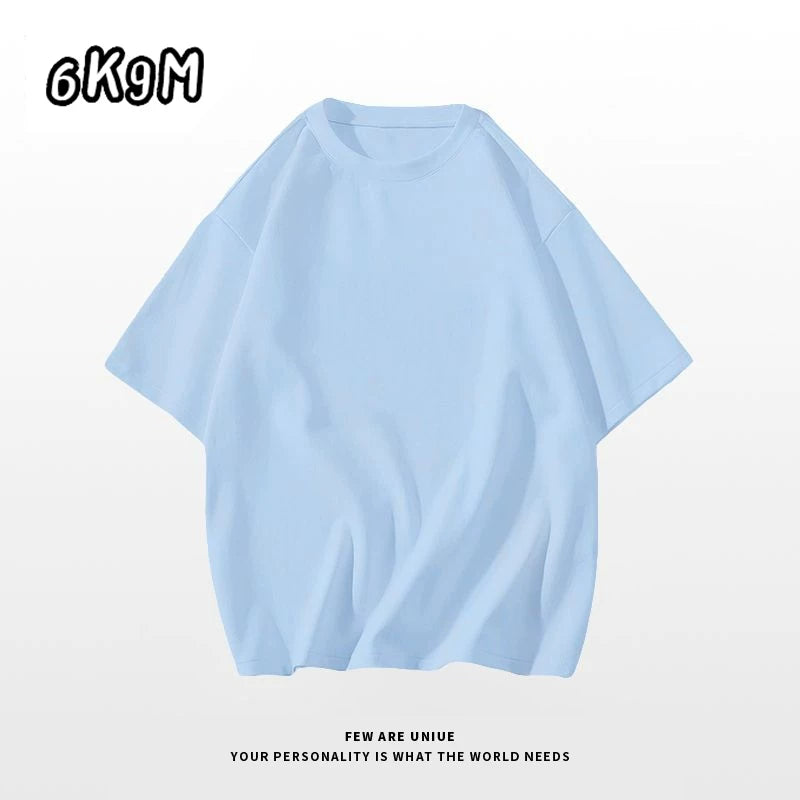 Pure Color Short Sleeve Top