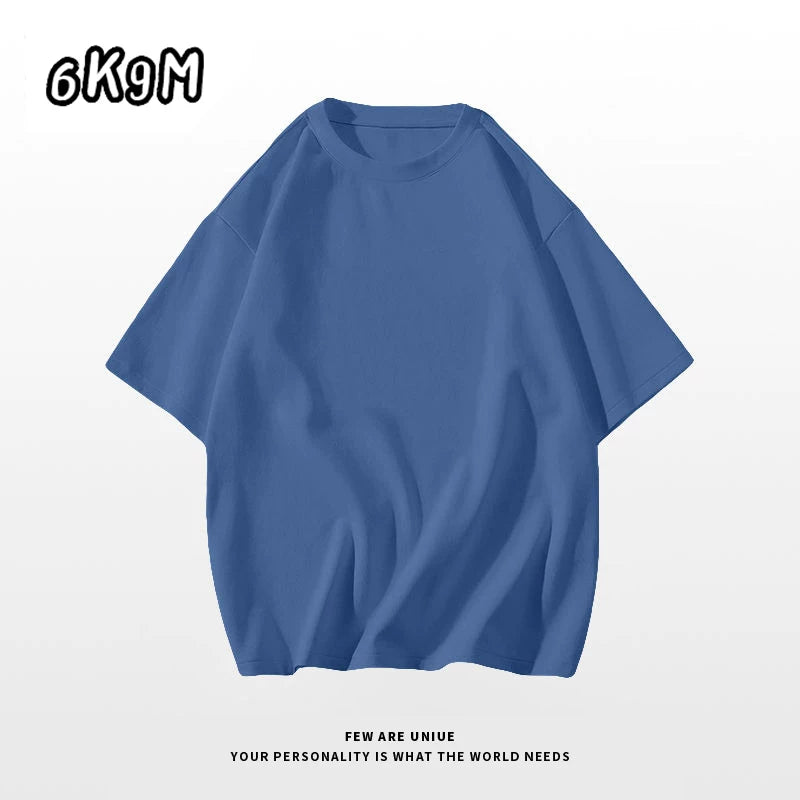 Pure Color Short Sleeve Top