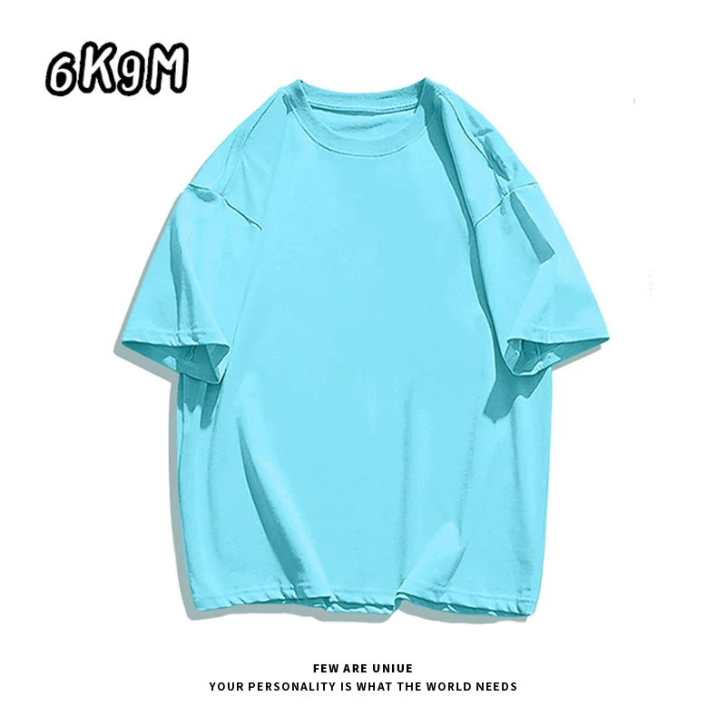 Pure Color Short Sleeve Top