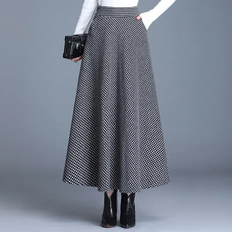 Long Woolen Skirt