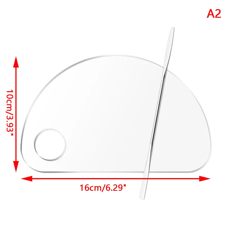 Acrylic Palette Spatula Rod Gel Foundation Eye Shadow Mixing Cream Pigments Stainless Cosmetic Makeup Nail Art Manicure Tool Set