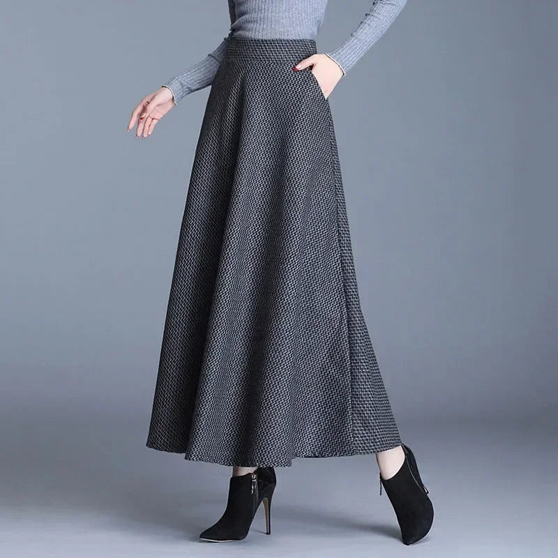 Long Woolen Skirt
