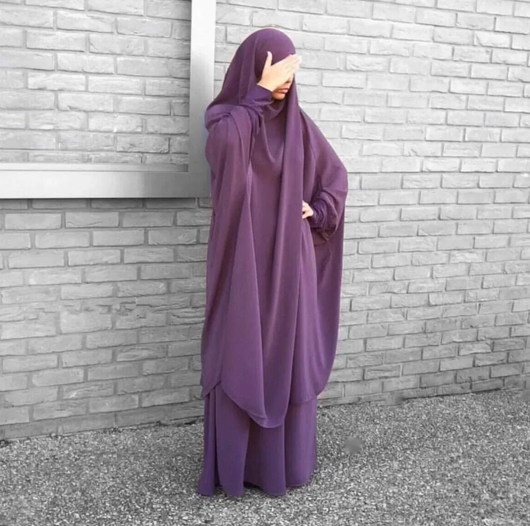Hooded Muslim Dress Set