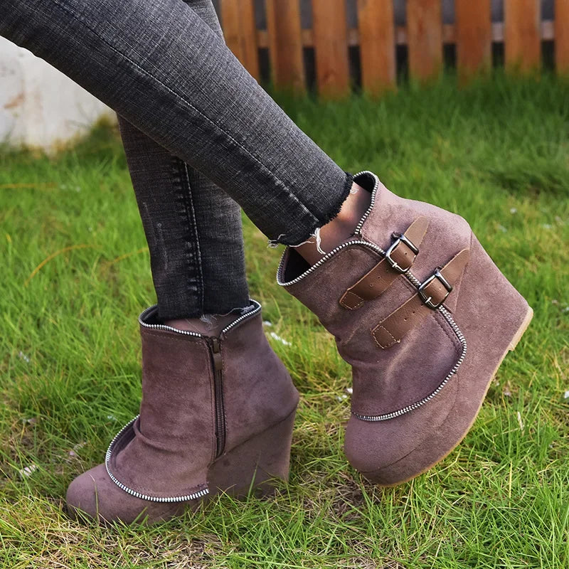 Wedge Ankle Boots
