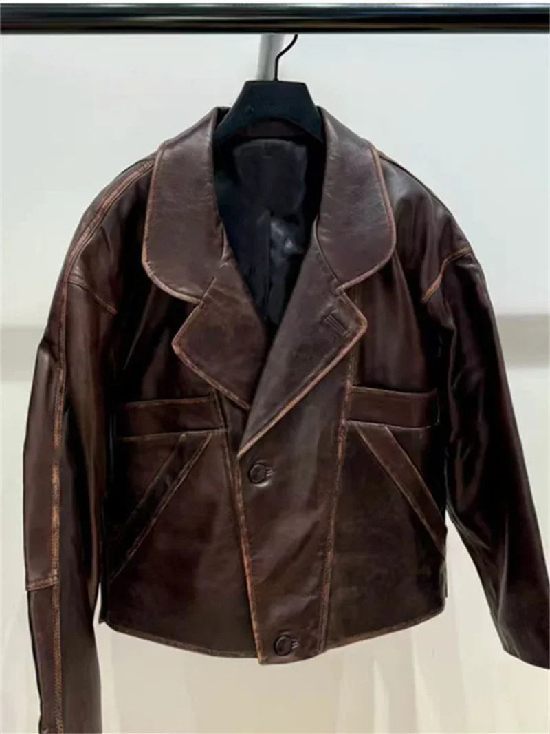 Long Sleeve Loose Solid Color Jacket