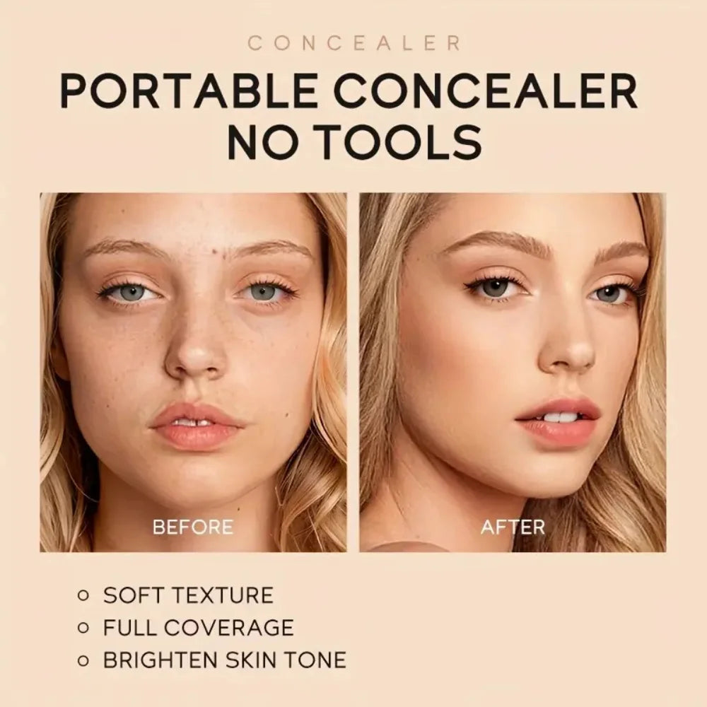 6-Color Waterproof Concealer, Matte High Coverage, Oil Control, Acne Scar And Black Circle Cosmetics Foundation
