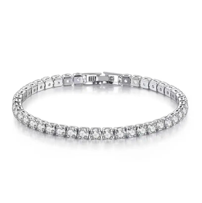 4mm Moissanite Tennis Bracelet