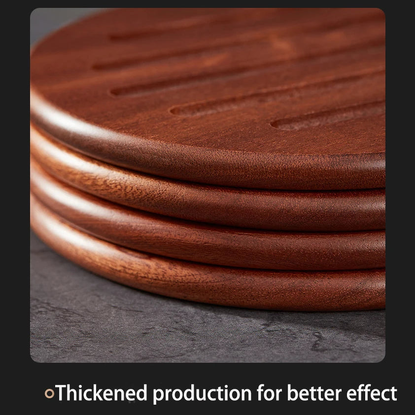 Wooden Trivet ebony pad