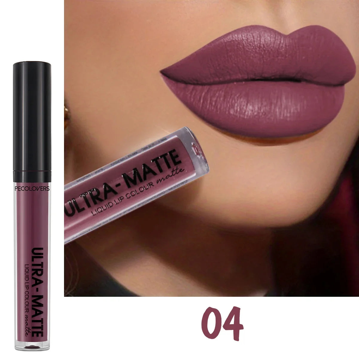 Velvet Mate Nude Brown Red Lip Gloss Lint Matte Liquid Lipstick Waterproof Long Lasting Tube Makeup Cosmetic Lipsticks Lipgloss