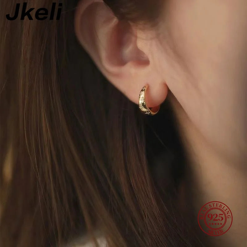 S925 Sterling Silver 18K Gold Plated Star Ear Cuff