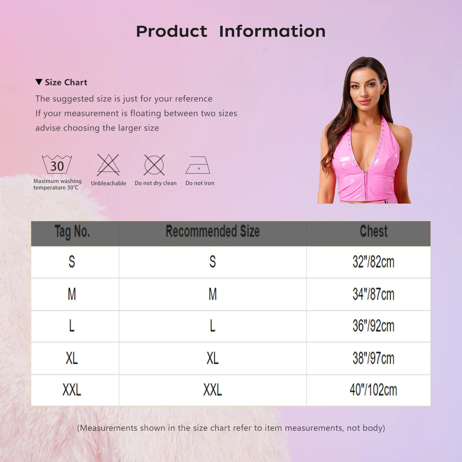 Glossy Patent Leather Crop Top