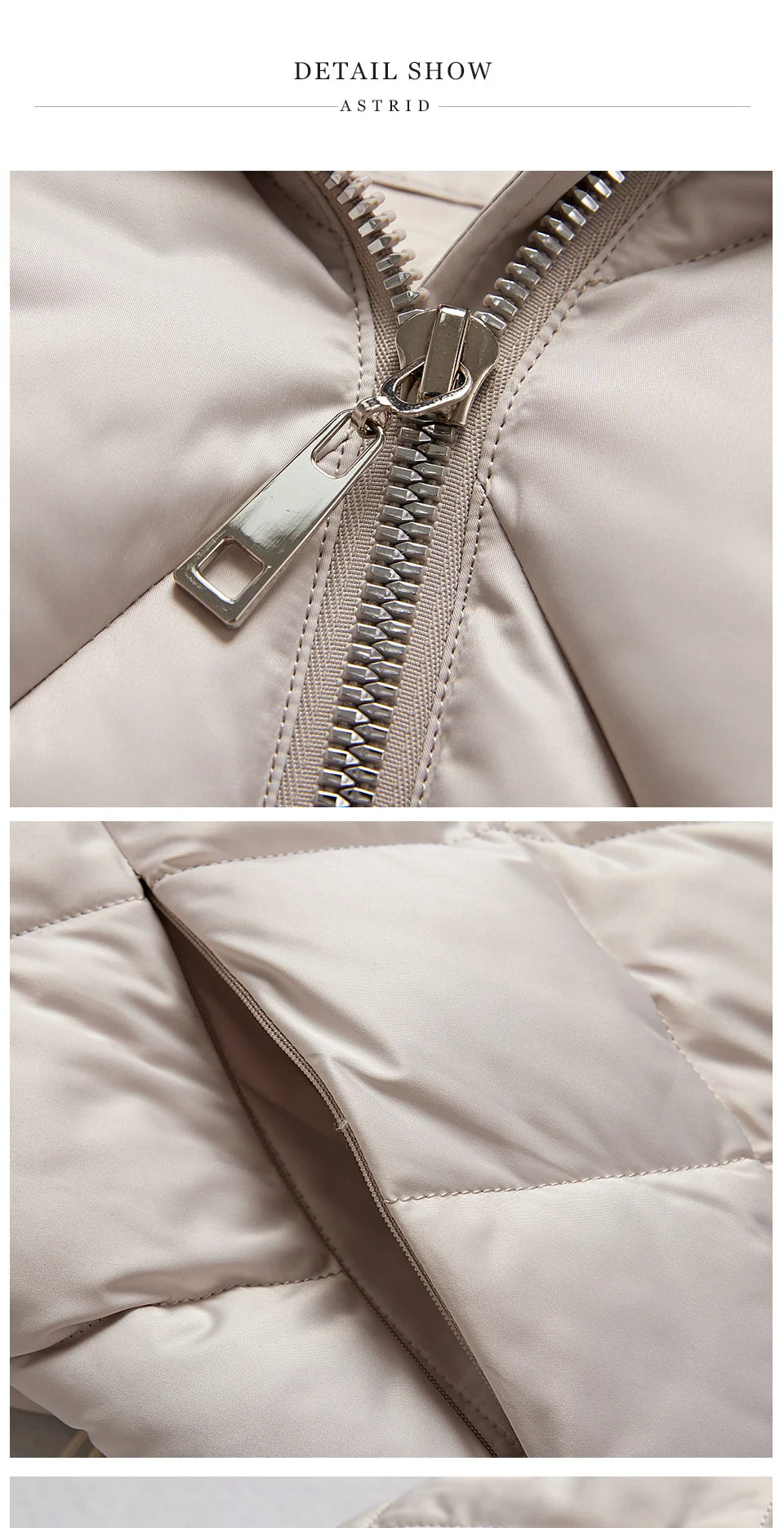 Astrid Women's Winter Jacket 2023 Plus Size Women Parka Long Thick Bio Down Jackets Hooded Diamond Quilted Coat Female Clothing