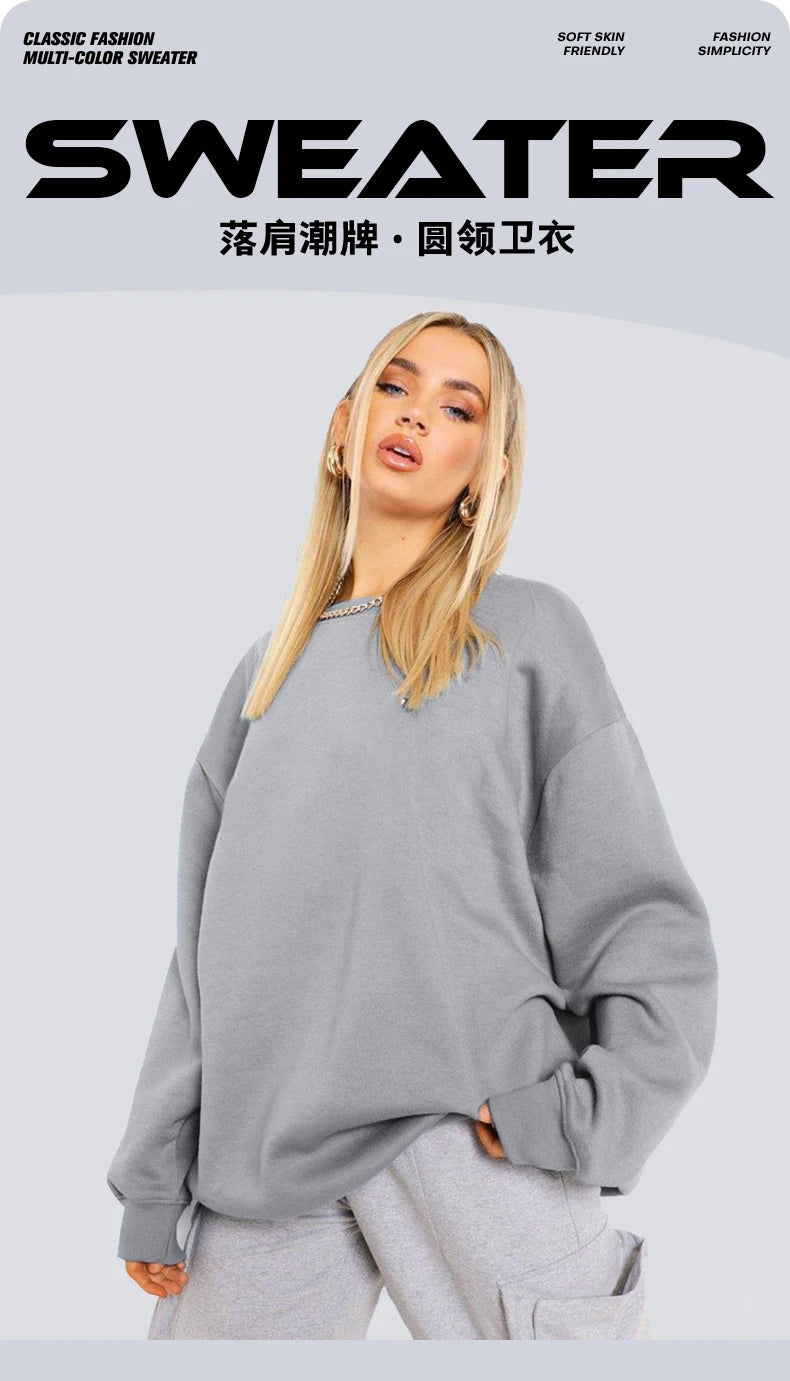 Autumn Plus Size Women Sweatshirt New Youth Tennis Club 1998 Logo Print Hoodie Loose Warm Pullover Fleece Soft Female Clothes