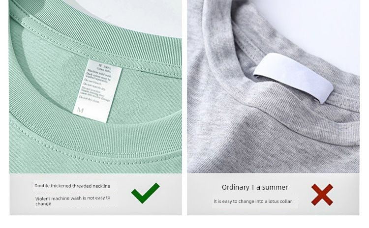 Pure Color Short Sleeve Top