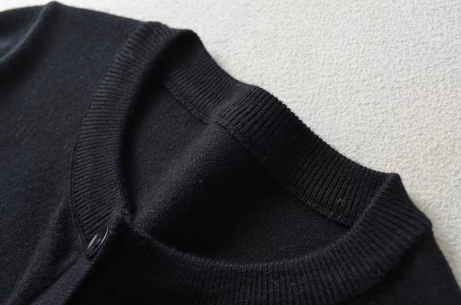 Retro Button Through Pointelle Knit Cardigan