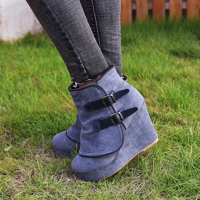 Wedge Ankle Boots