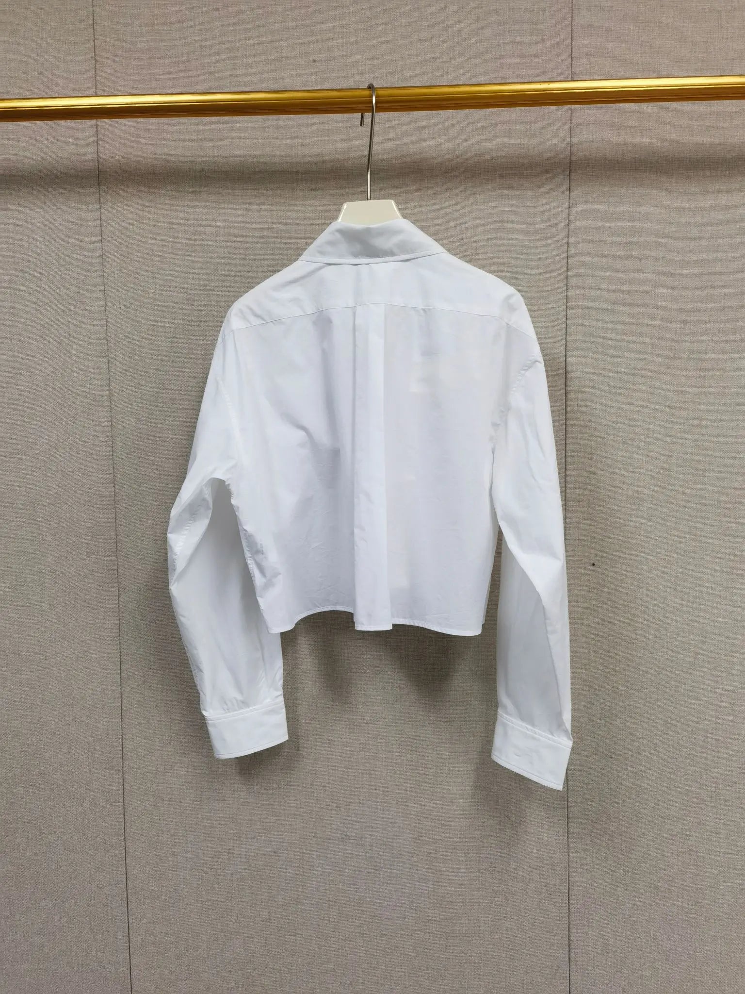 Long Sleeved Shirt Embroidered Letter