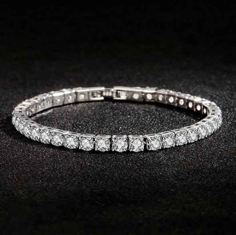 4mm Moissanite Tennis Bracelet