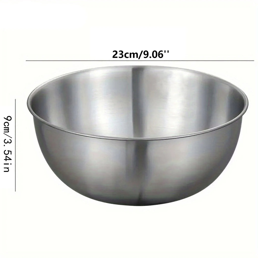 {3pcs} Stainless Steel Bowl Set With Scale