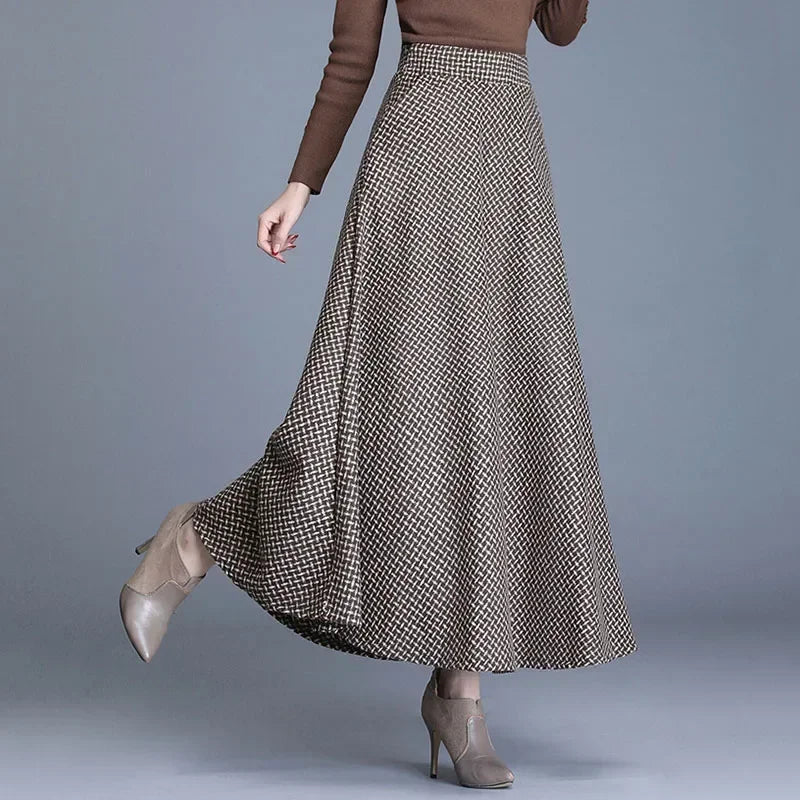 Long Woolen Skirt