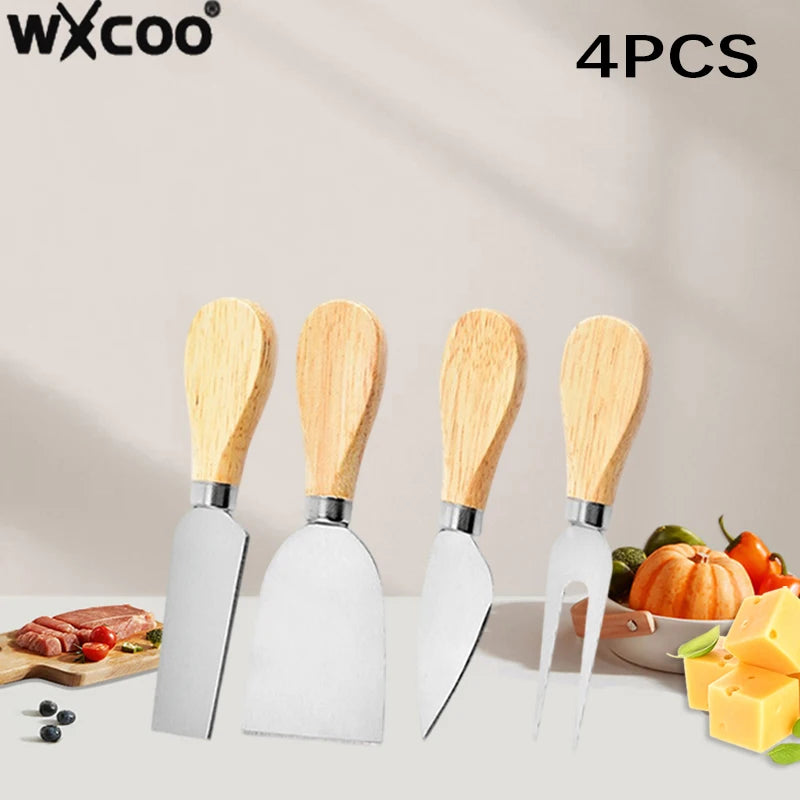 Stainless Steel Cheese Knives Set