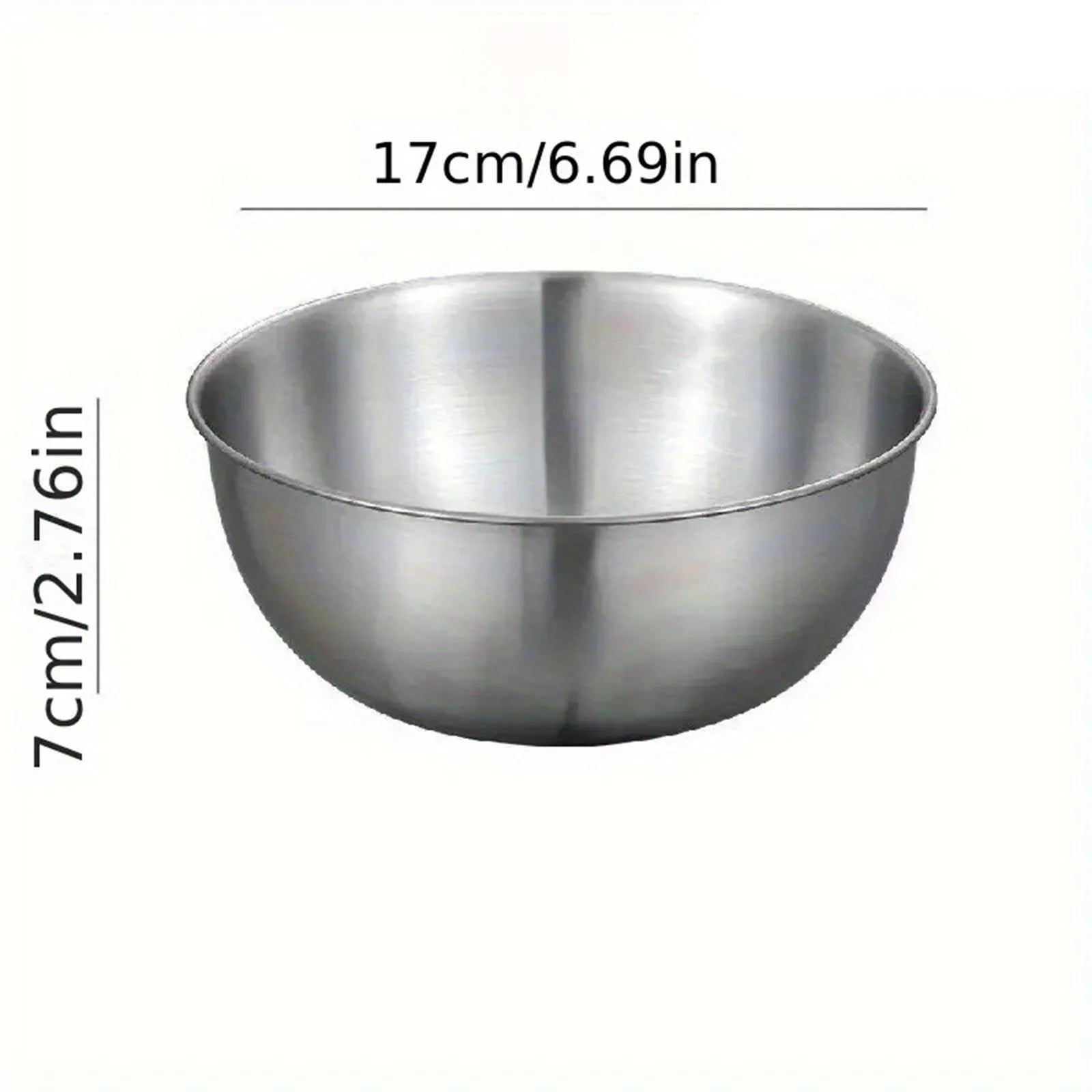 {3pcs} Stainless Steel Bowl Set With Scale