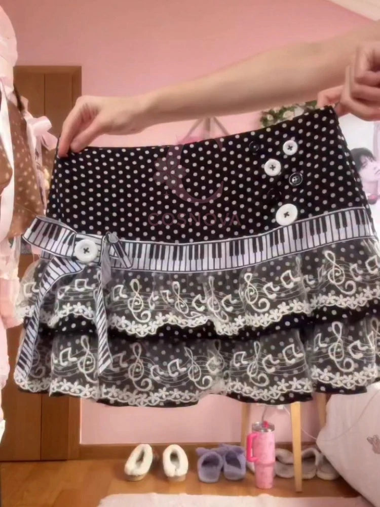 Piano Mini Skirt