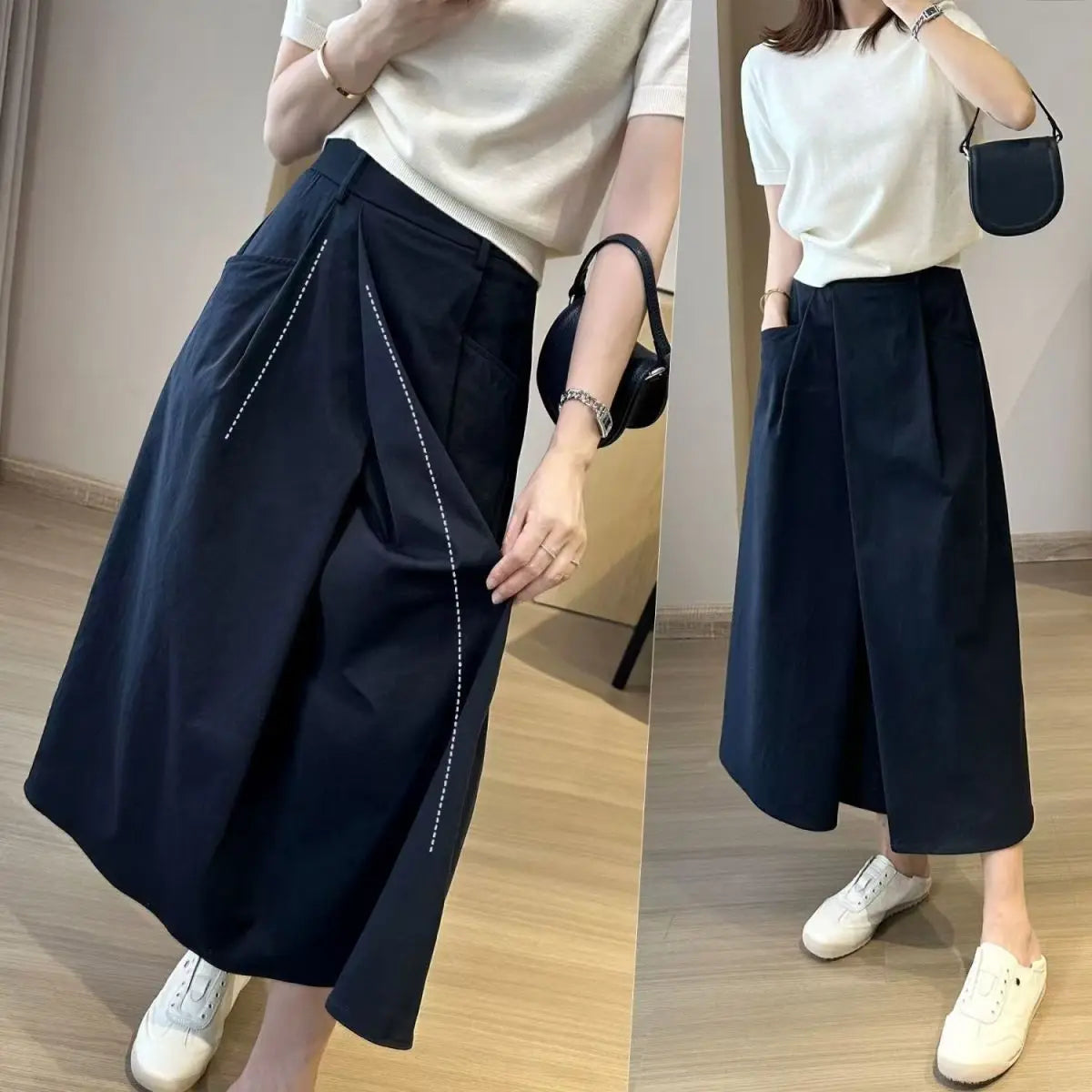 Solid Color Skirt