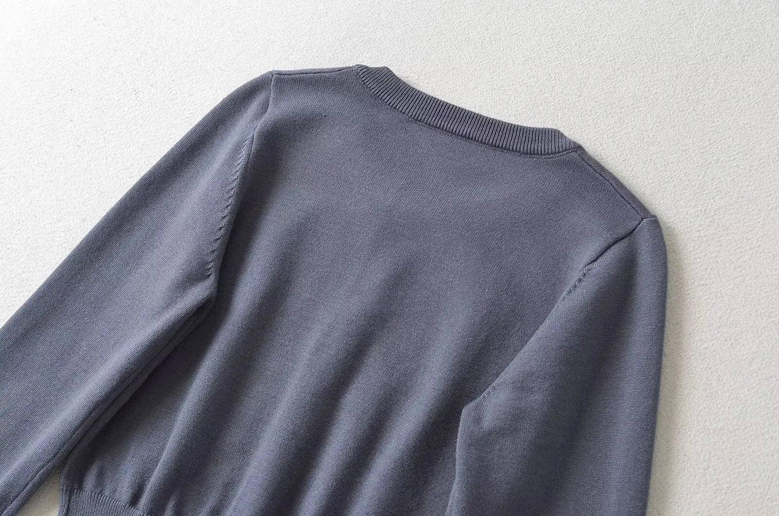 Retro Button Through Pointelle Knit Cardigan