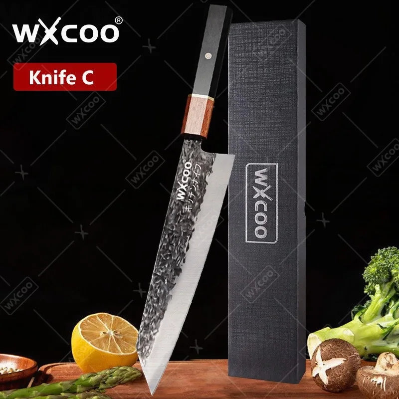 Handmade Japanese Santoku Knife