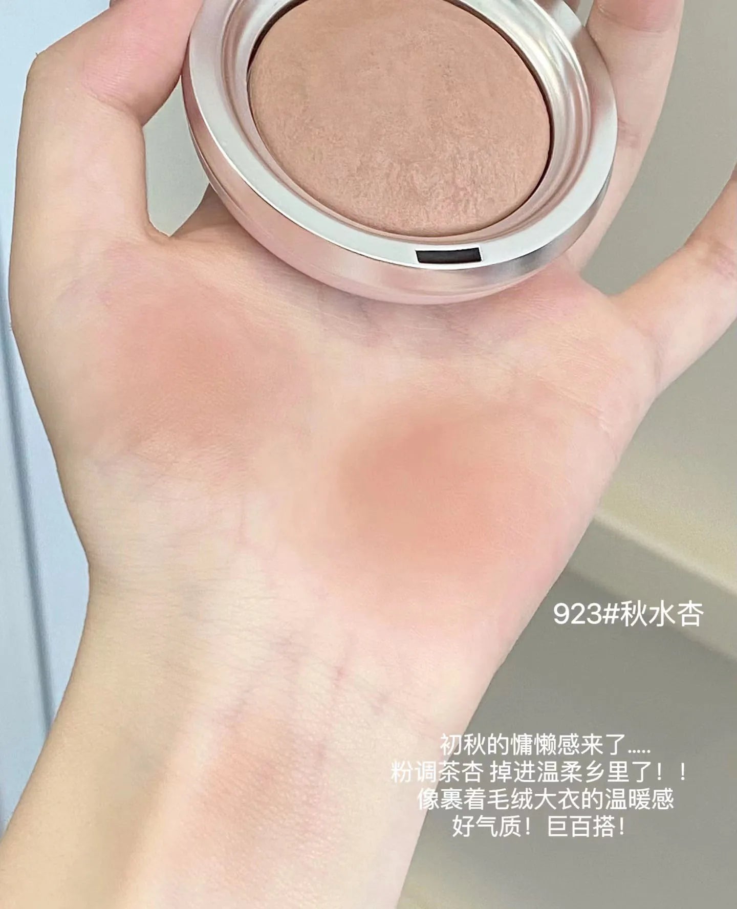 SPENNY Baking Blusher Matte Soft Mist Powder Large Capacity Shrink & Expand Color Naturally Brightening Highlight Cheek 6.2g