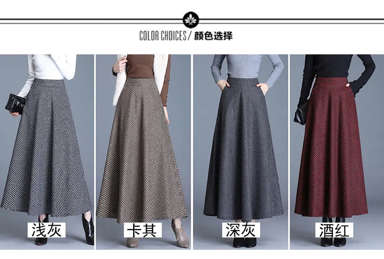 Long Woolen Skirt