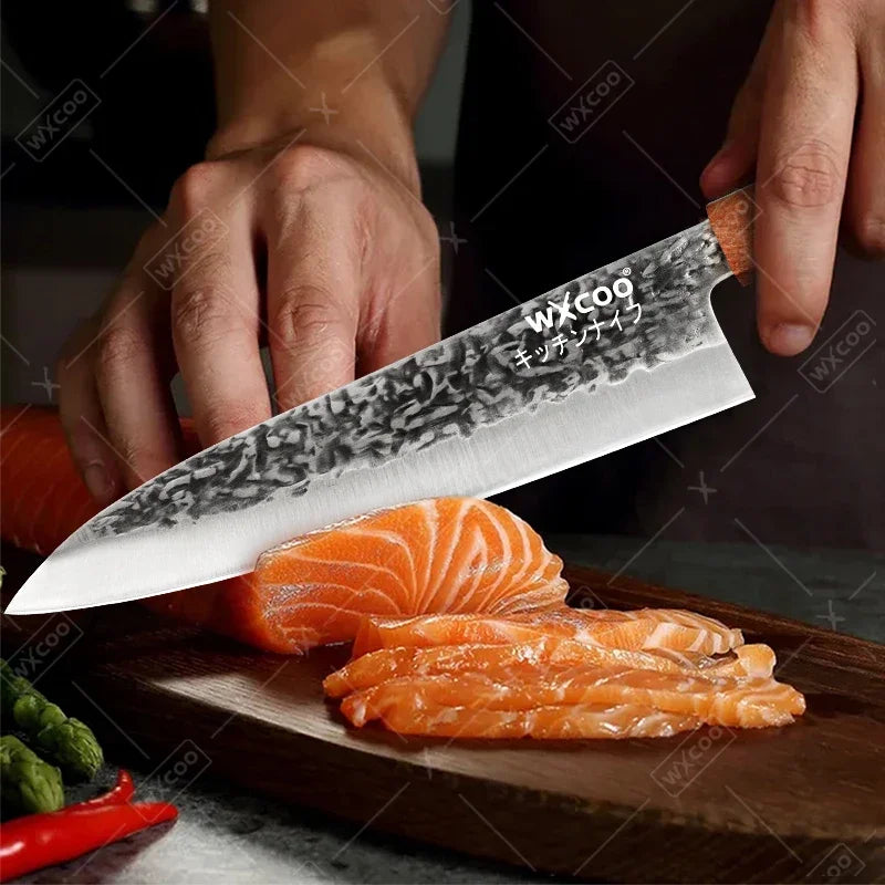Handmade Japanese Santoku Knife