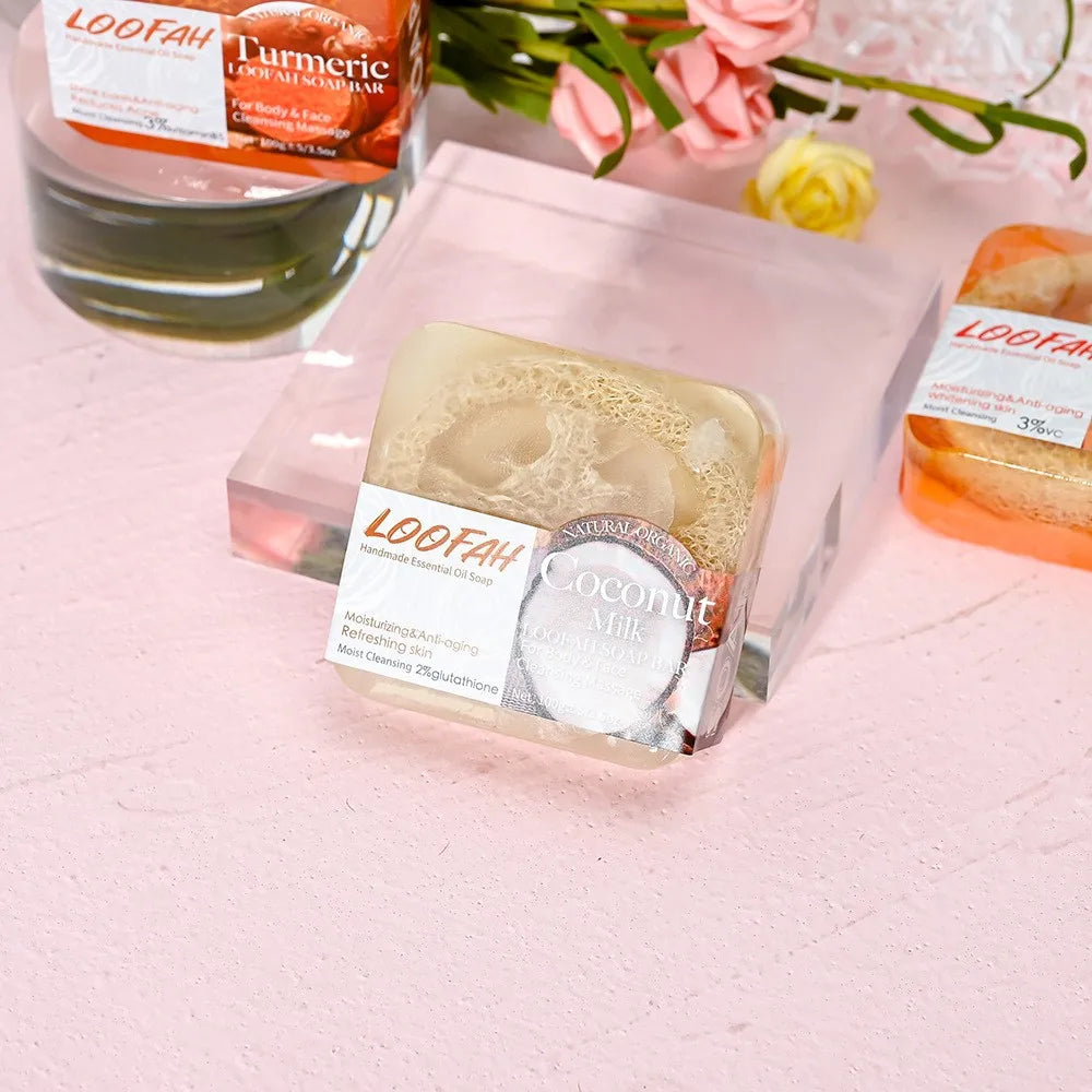 loofah Coconut Essential Oil Soap