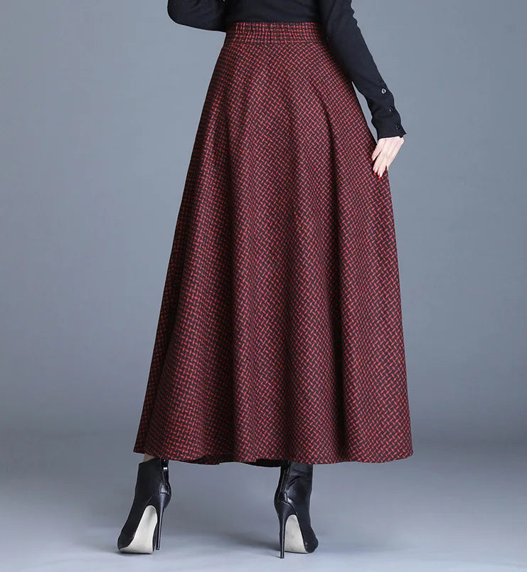 Long Woolen Skirt