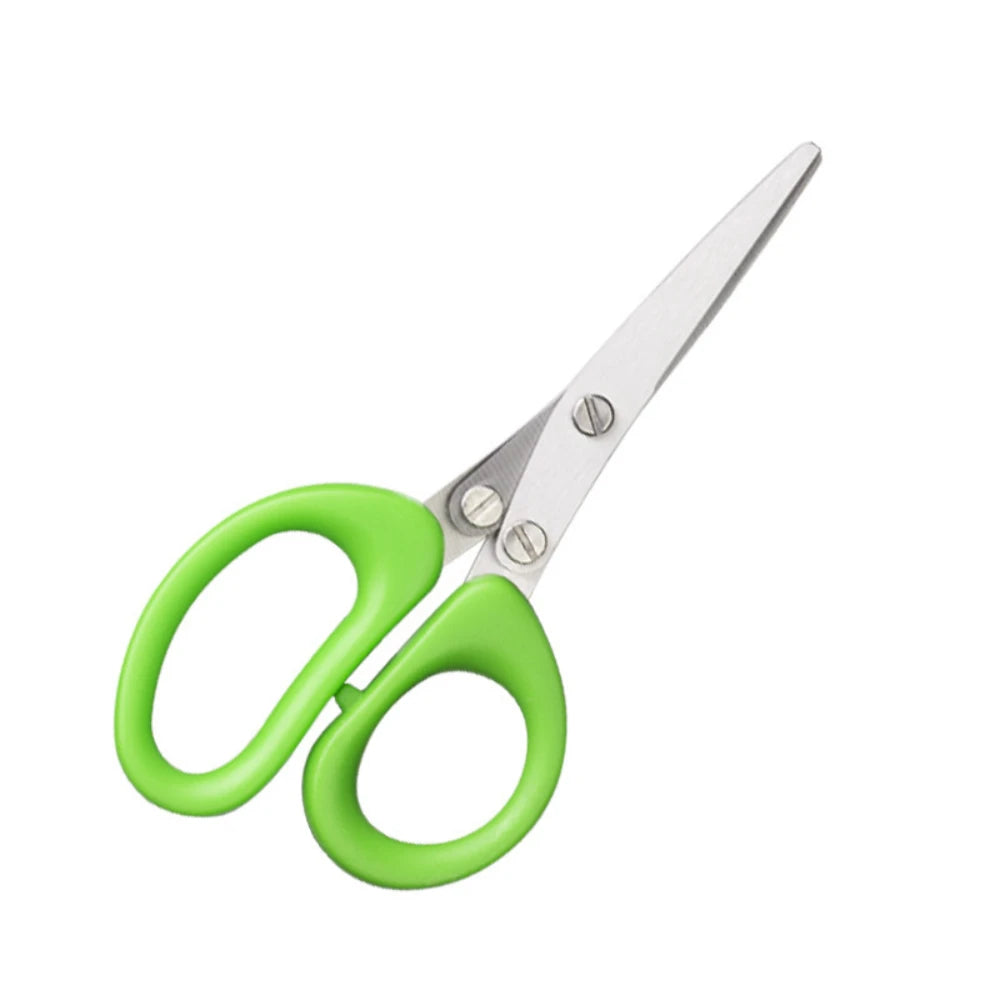 Stainless steel multi-layer multi-functional scallion scissors