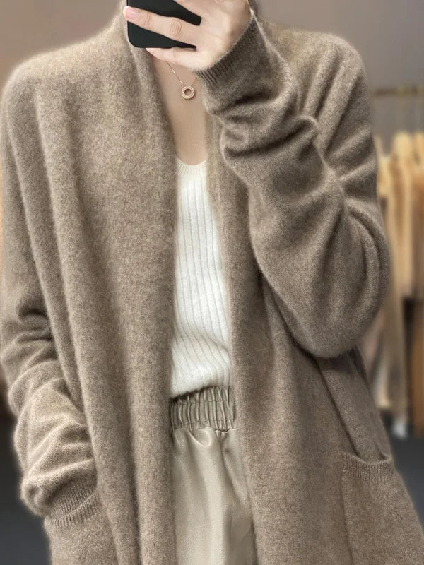 Cashmere Long Cardigan