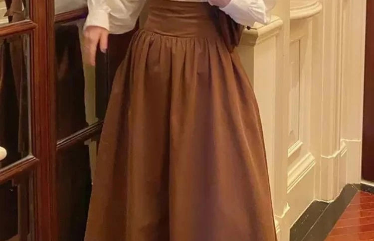 Mid-Length A-Line Skirt