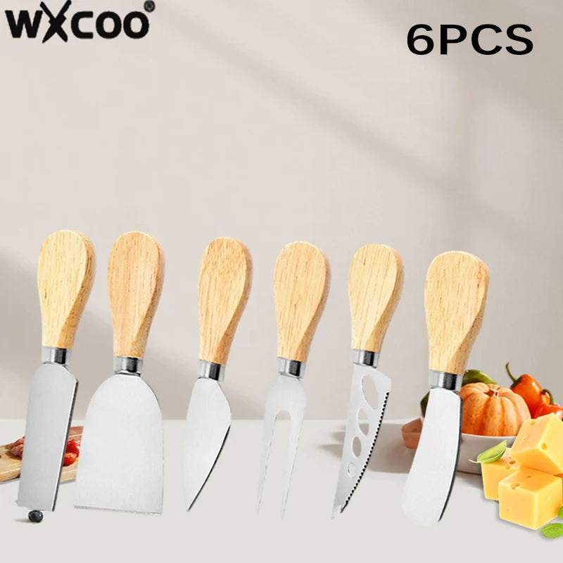 Stainless Steel Cheese Knives Set