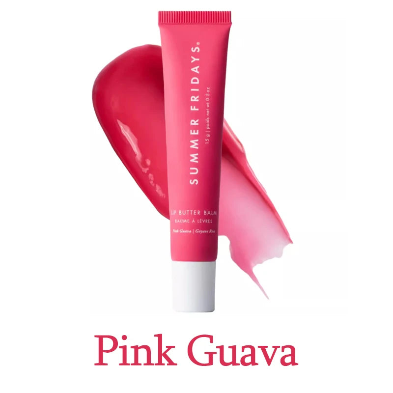 Summer Fridays Lip Balm Moisturizing Mirror Lip Gloss Lip Vanilla Pink Sugar Pink Guava Smell Lipstick Transparent Oil Makeup