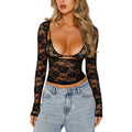 Lace Shirt Off-Shoulder Strapless Tube Crop Top