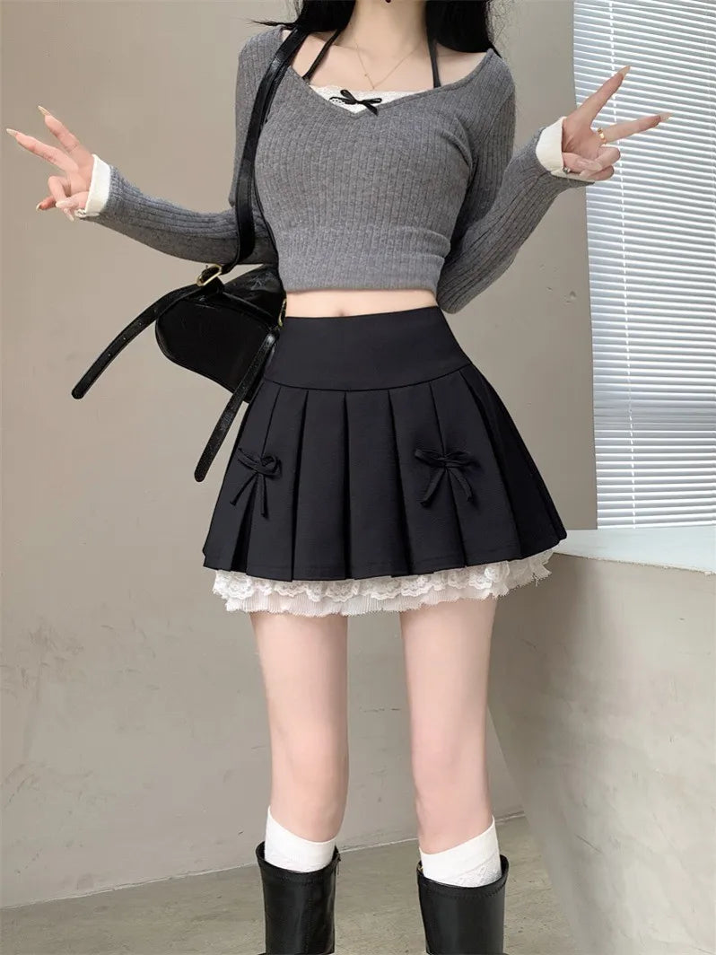 High Waist Mini Skirts
